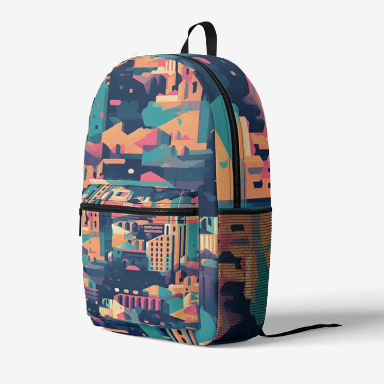 Thumbnail: Geometric Cityscape Backpack
