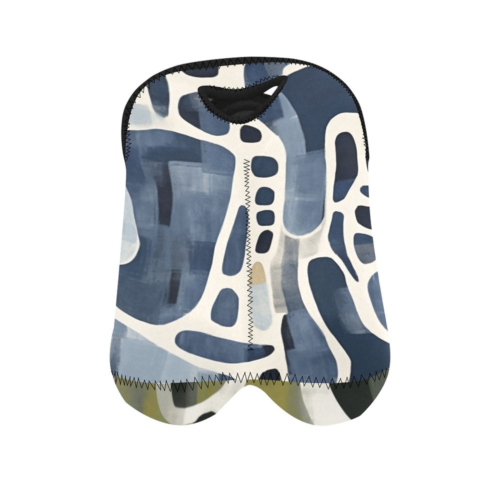 Thumbnail: Forest and Sea Wine Carrier 2-Bottle Neoprene Wine Bag