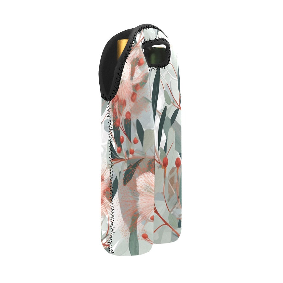Thumbnail: Flowering Gum Wine Carrier 2-Bottle Neoprene Wine Bag