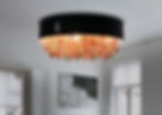 Cascata di Luce Italian-Style Minimalist Crystal flush mount ceiling light