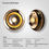 Thumbnail: Mirror French Gold Wall Lamp