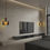 Thumbnail: Smoky Glass Pendant Light