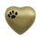 Thumbnail: Classic Paw Brass Heart Keepsake <4lbs