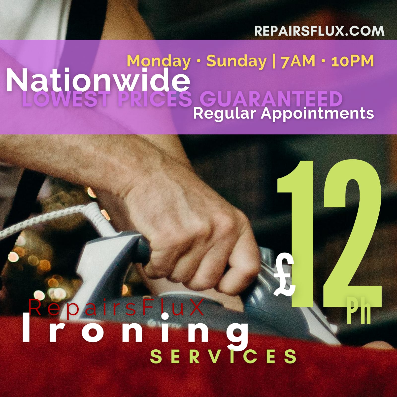 RepairsFluX Ironing