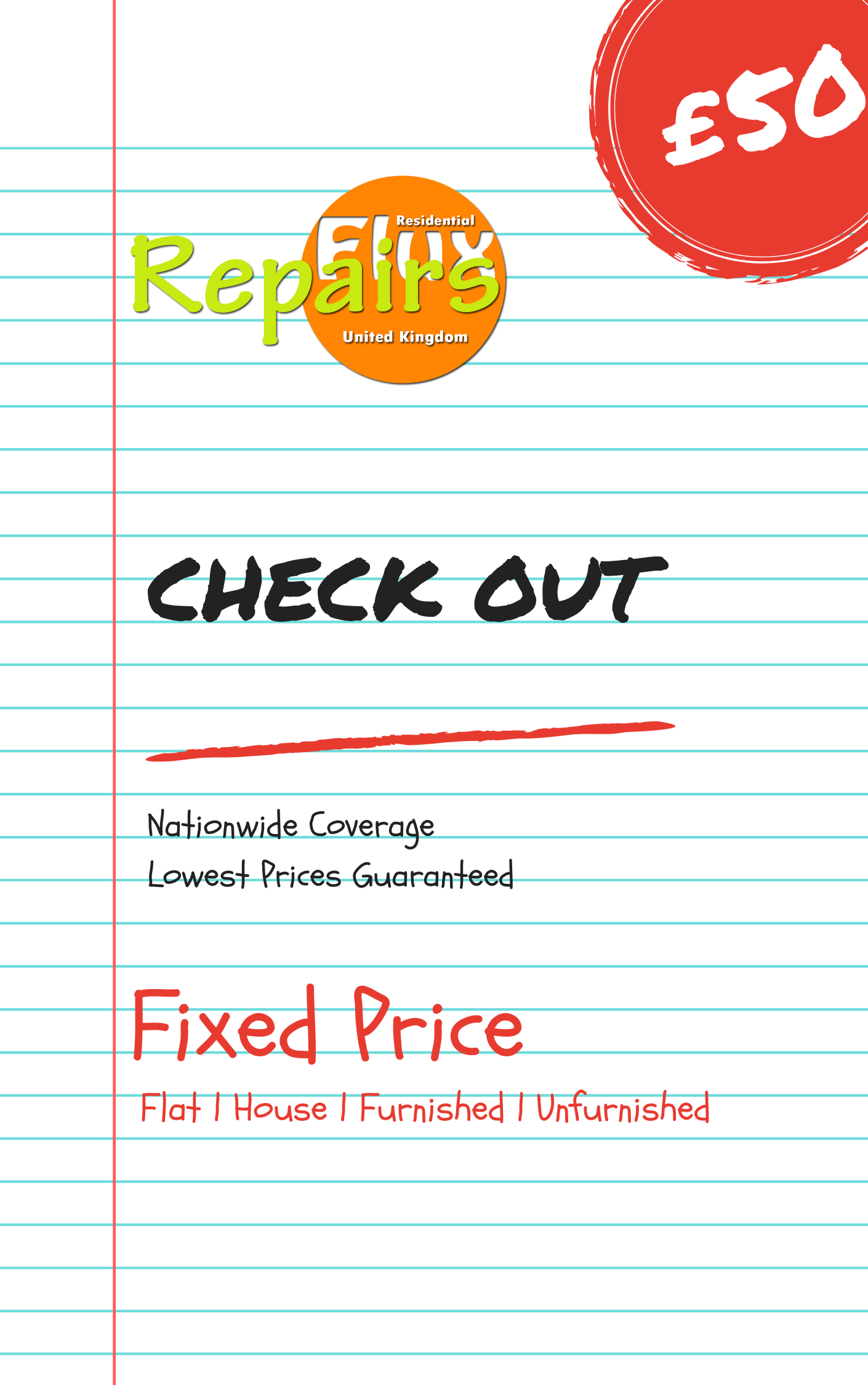 RepairsFluX Check Out