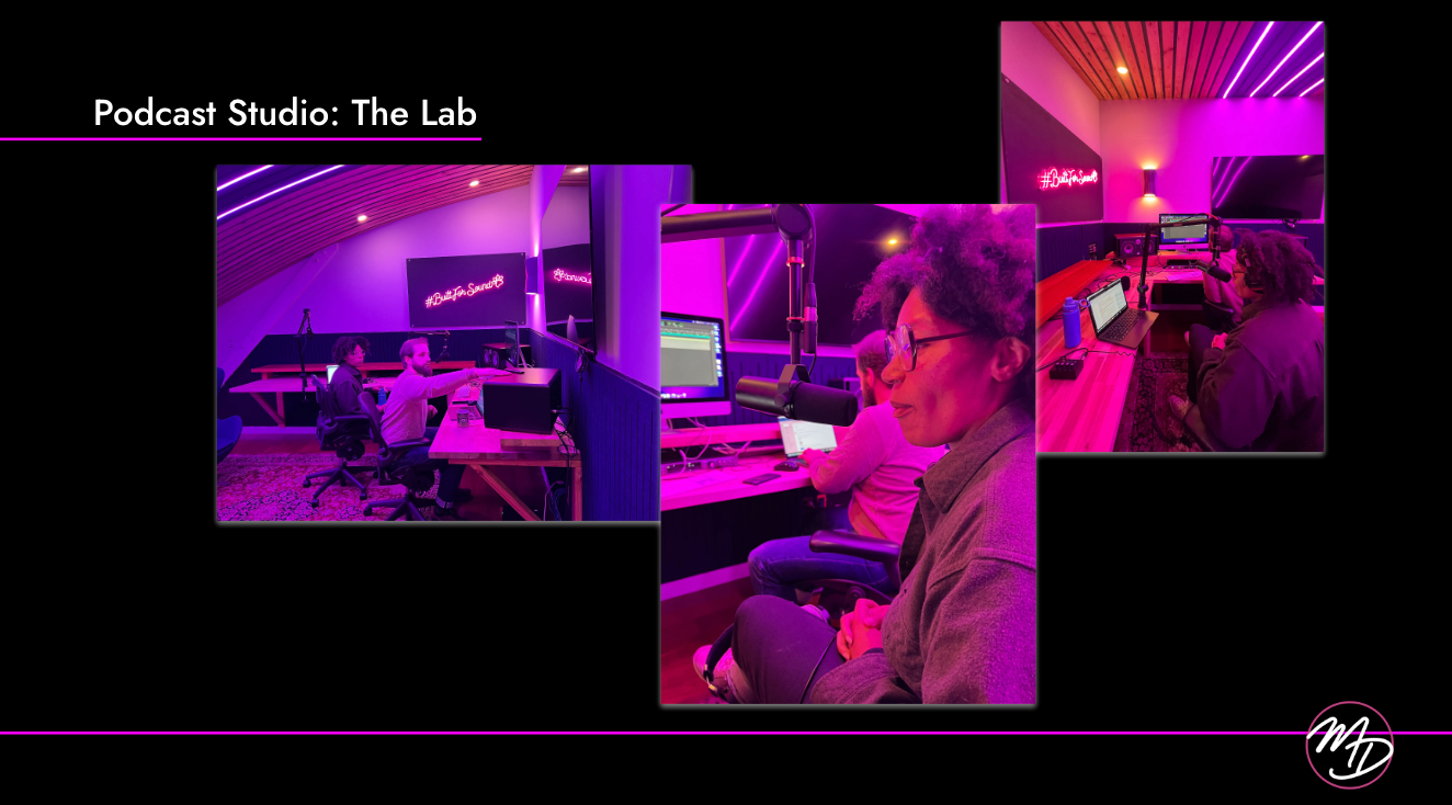 Podcast Studio at Mama Dog Studios