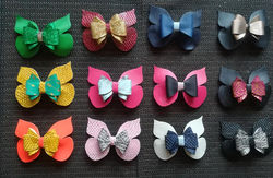 lot barrette cuir