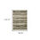 Thumbnail: 6' X 9' Beige Ivory Charcoal Brown Tan And Grey Abstract Power Loom Stain Resist