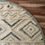 Thumbnail: 6' Round Cream Modern Geometric Area Rug