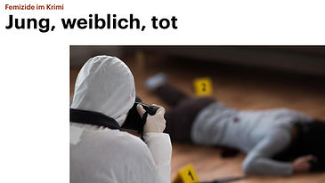 JUNG, WEIBLICH, TOT: Femizide im Krimi