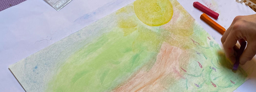 Bunte Blüten Malkurs Wien Kreativ Workshop