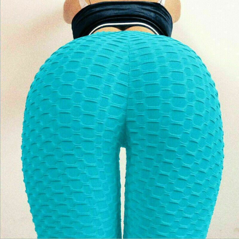 Thumbnail: Women Anti-Cellulite Yoga Pants Push Up Tik Tok Leggings Bum Butt Lift Sport Gym