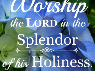 Be Holy For I Am Holy