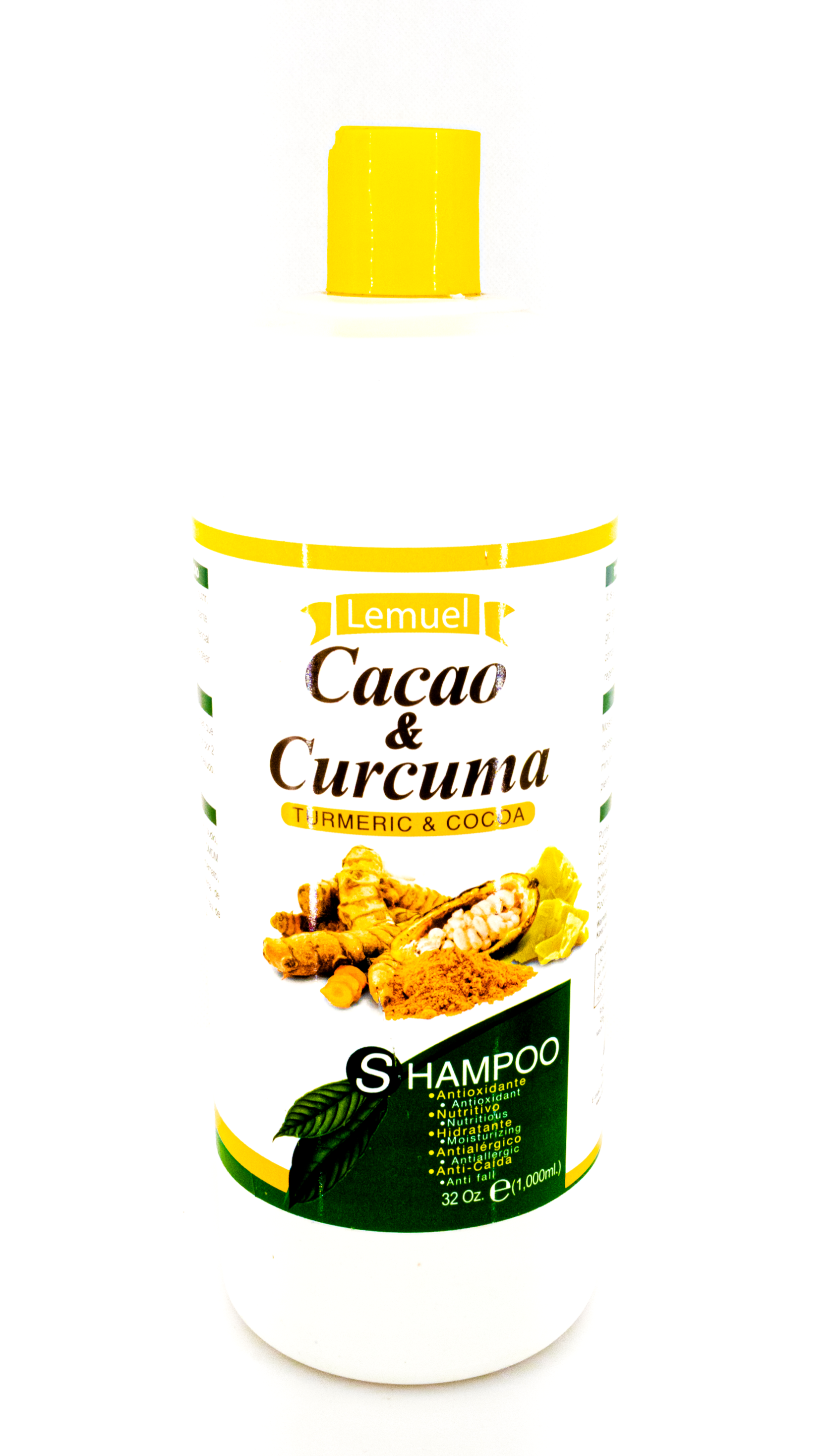 SHAMPOO 36 ONZ. CACAO Y CÚRCUMA