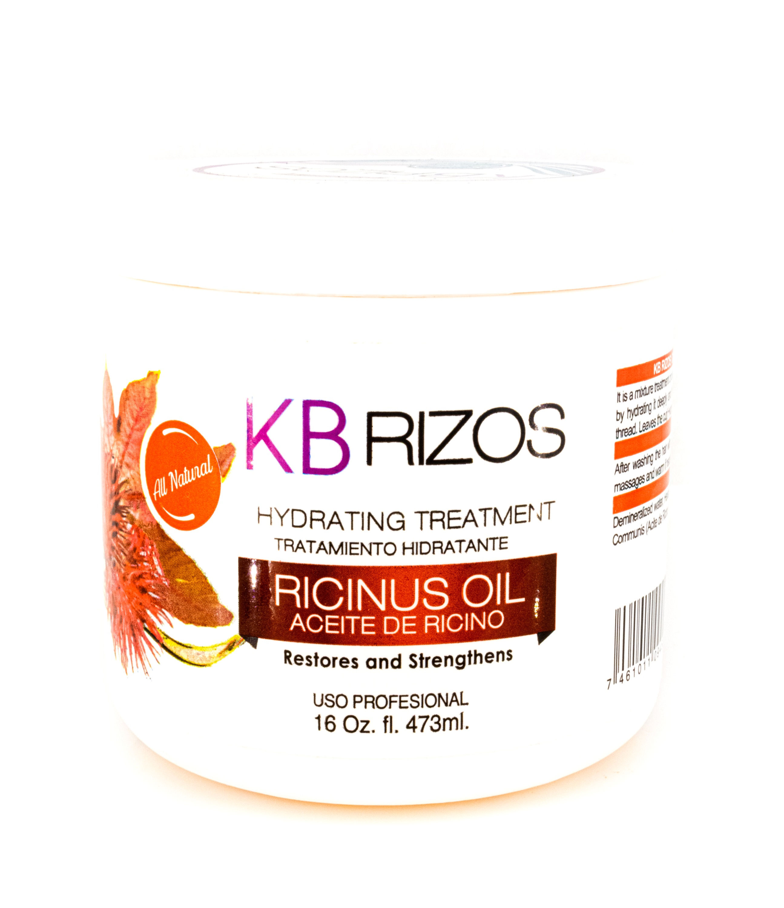 TRATAMIENTO ACEITE DE RICINO KB RIZOS 16 ONZ