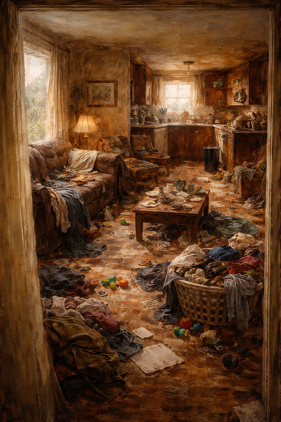 Chaos in the home. 