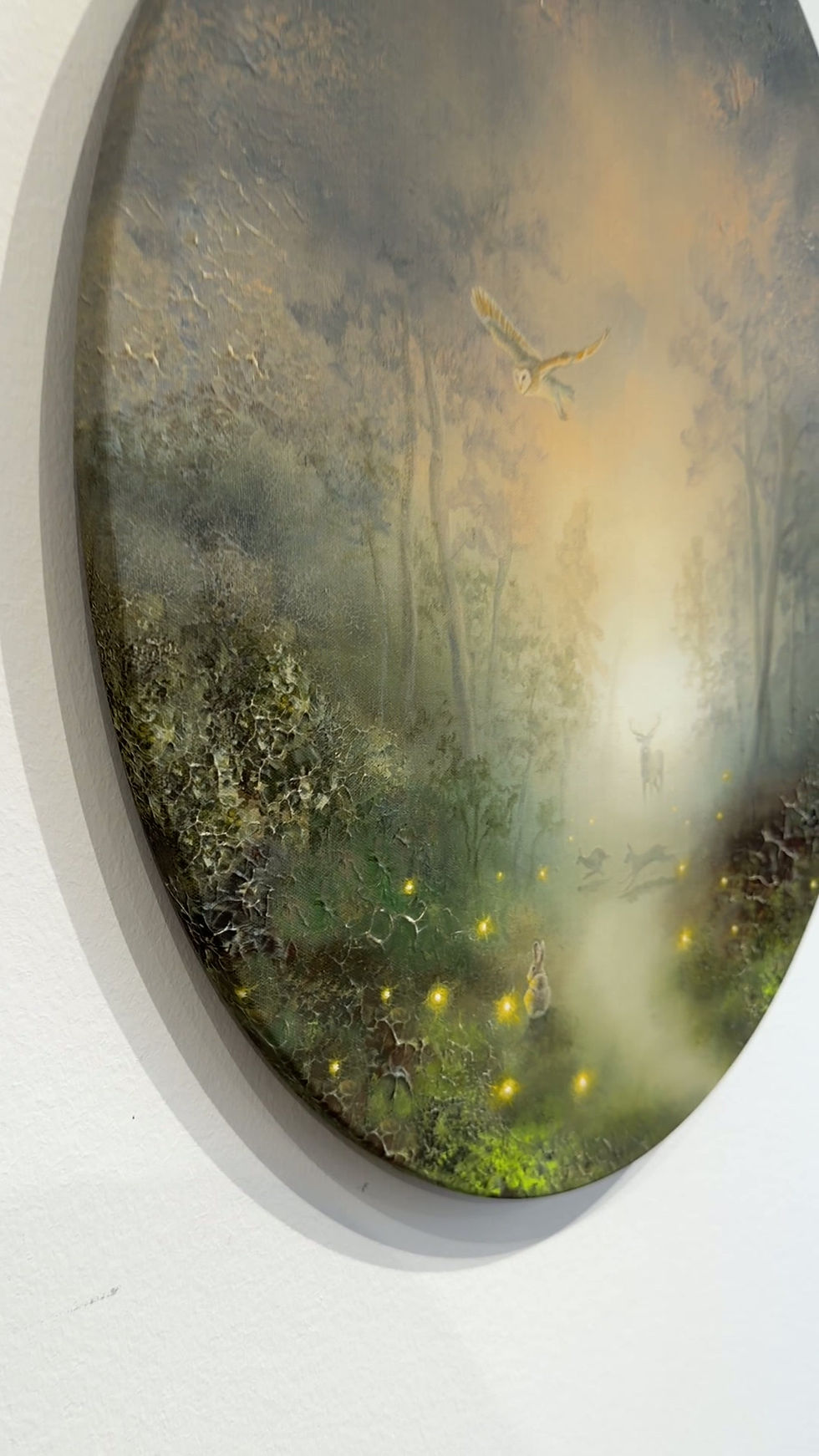 Pikkukuva: Guided by Fireflies 60 x 45 cm CANVAS print