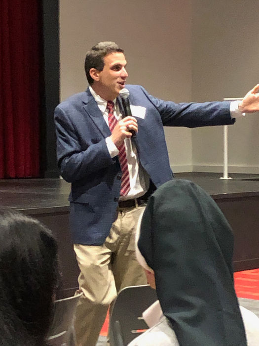 Ryan Abramson Holy Ghost Prep Director of Admissions speaking