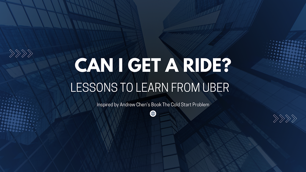 Ryan Abramson breaks down the lessons we can learn from Uber
