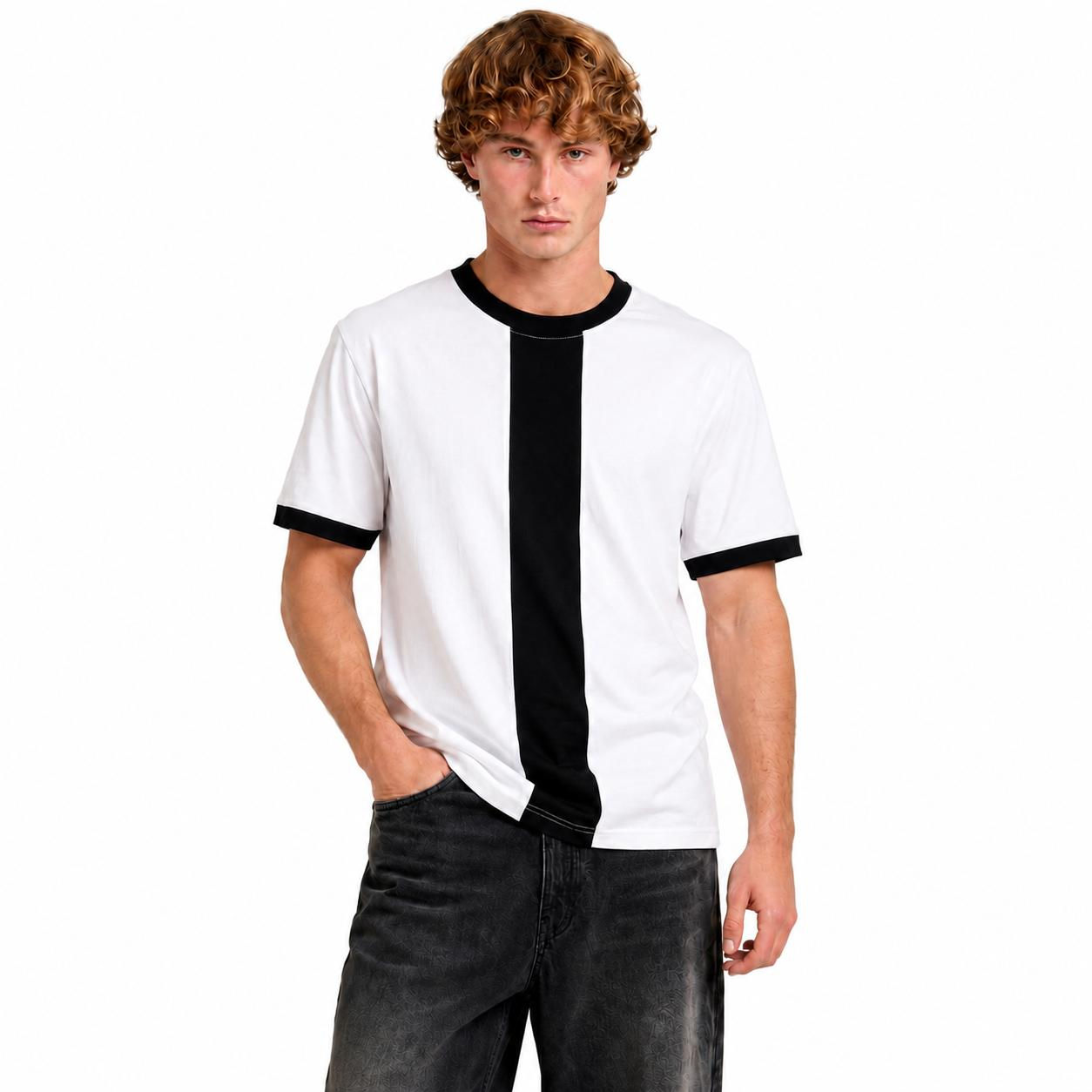 Ben 10 T-Shirt for Men | Ben 10 Round Neck Half Sleeve White Cotton Tee