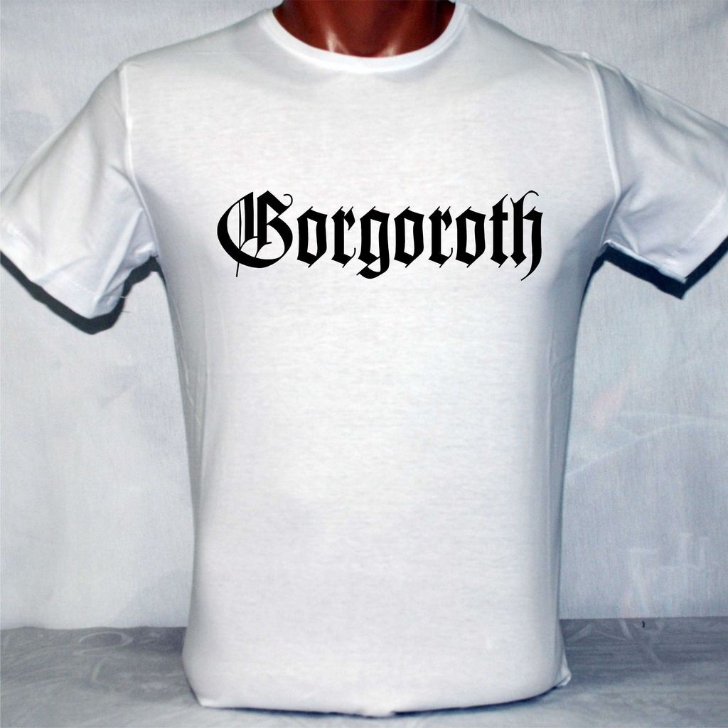 Gorgoroth Logo Beyaz Tişört