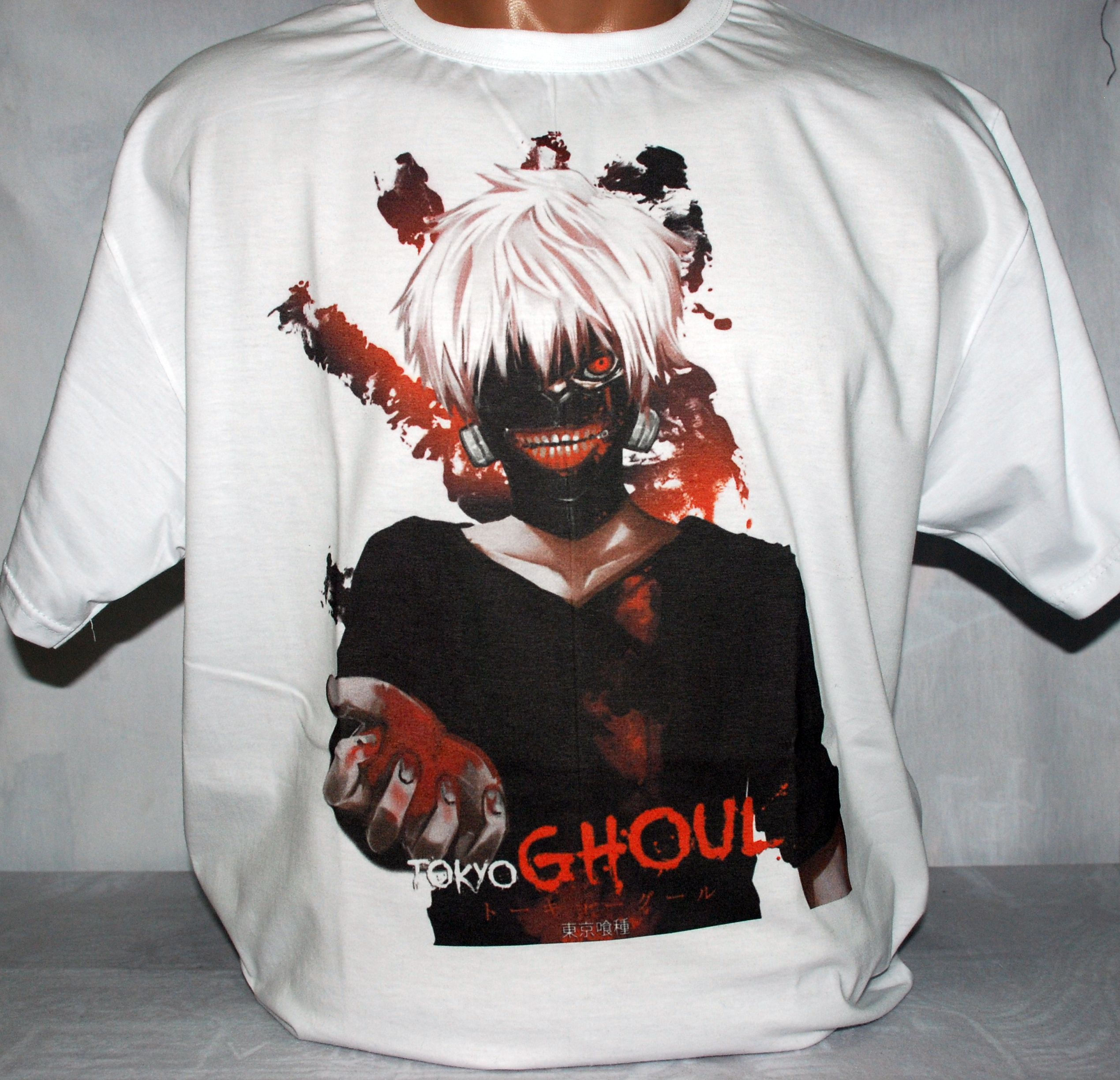 Tokyo Ghoul Kaneki Beyaz Tişört