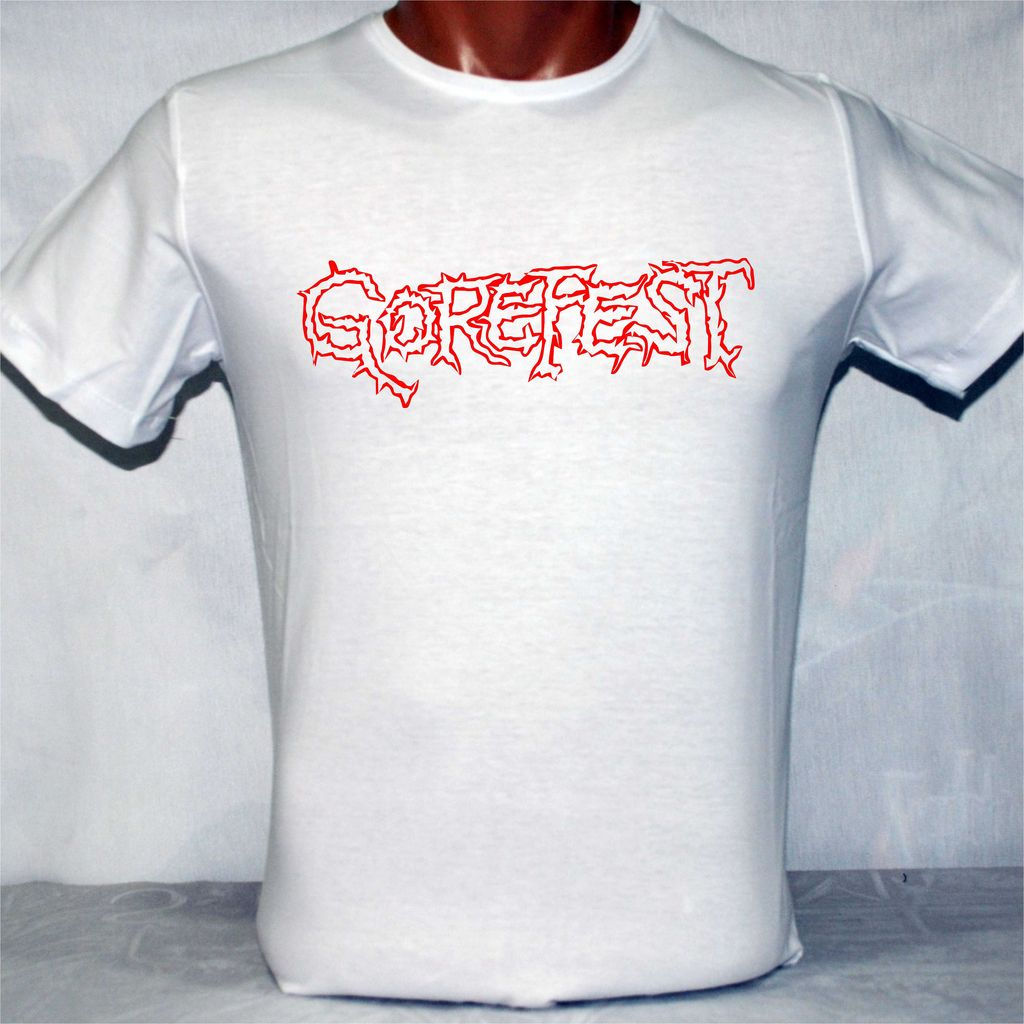 Gorefest Logo Beyaz Tişört