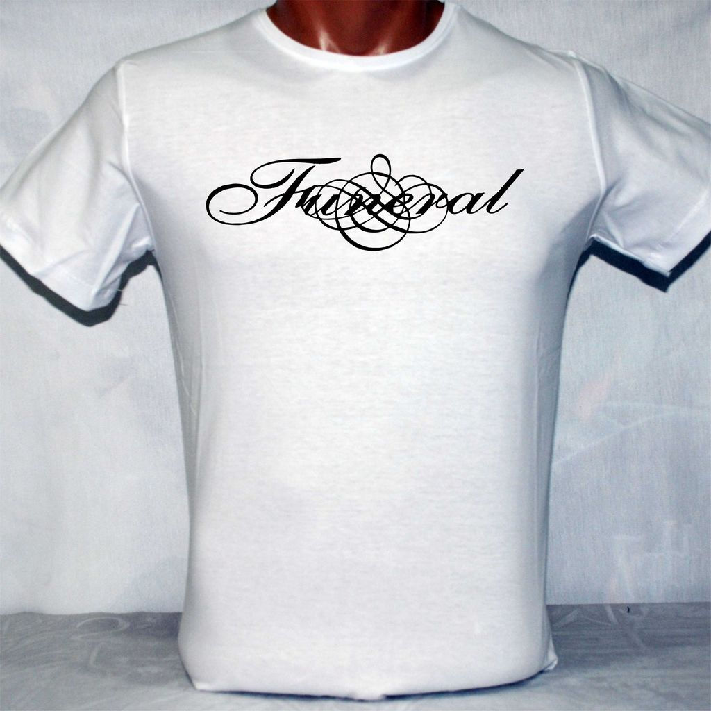 Funeral Logo Beyaz Tişört