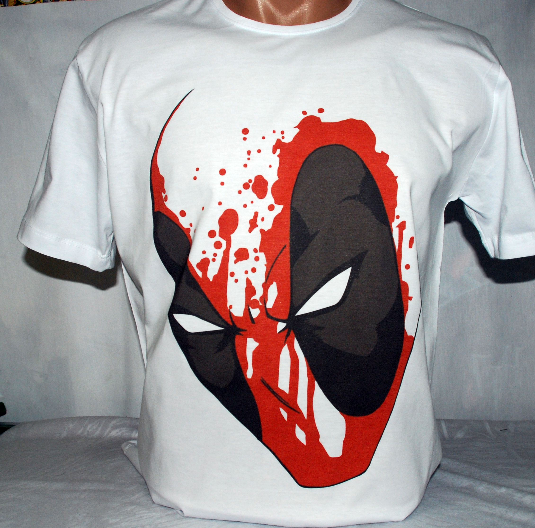 Deadpool Marvel Beyaz Tişört