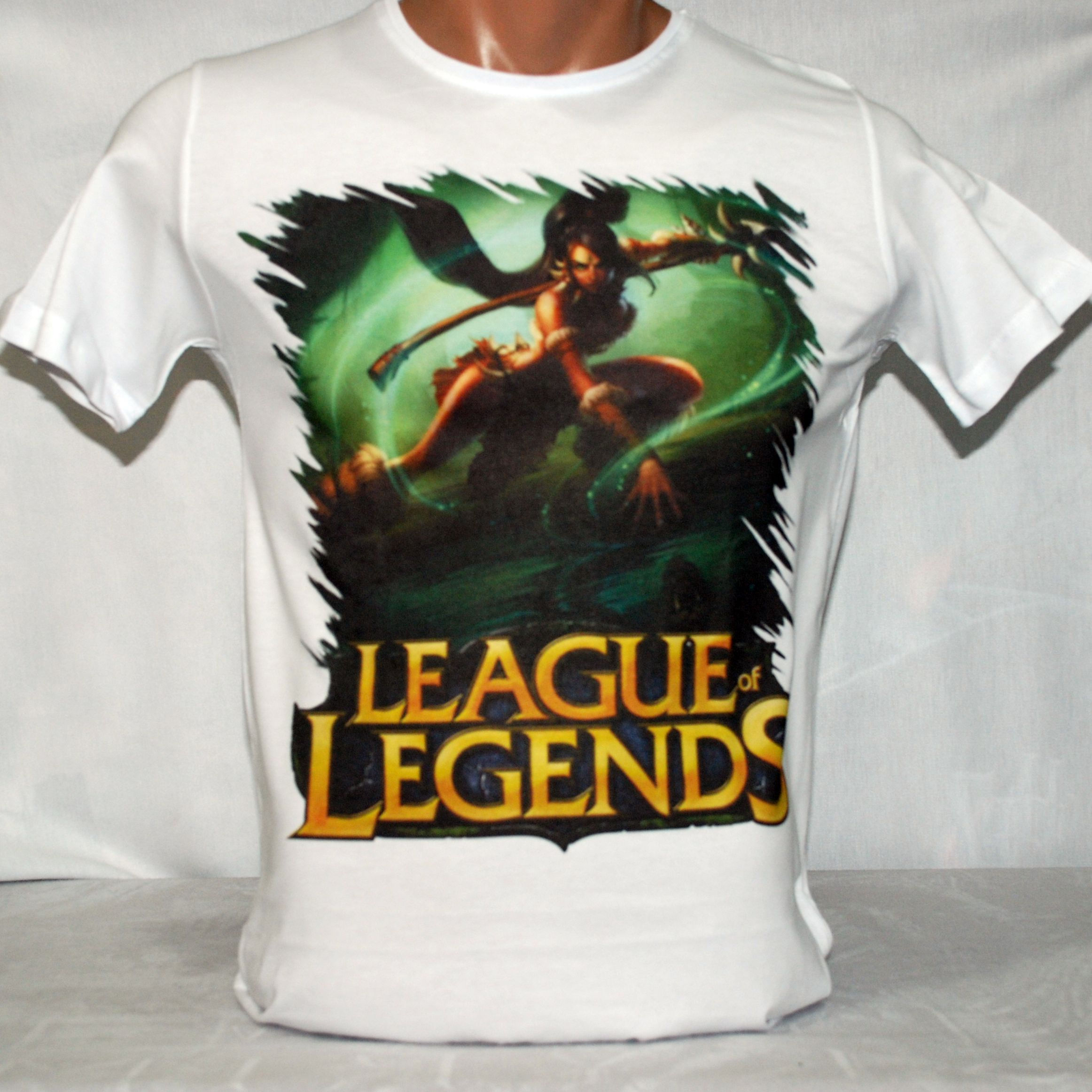 League Of Legends Nidalee MID Support Beyaz Tişört