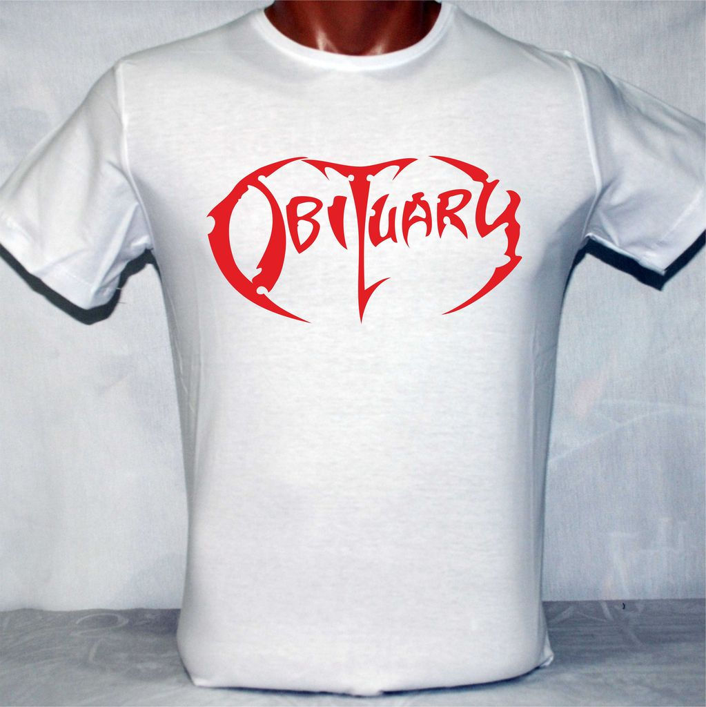 Obituary Beyaz Tişört