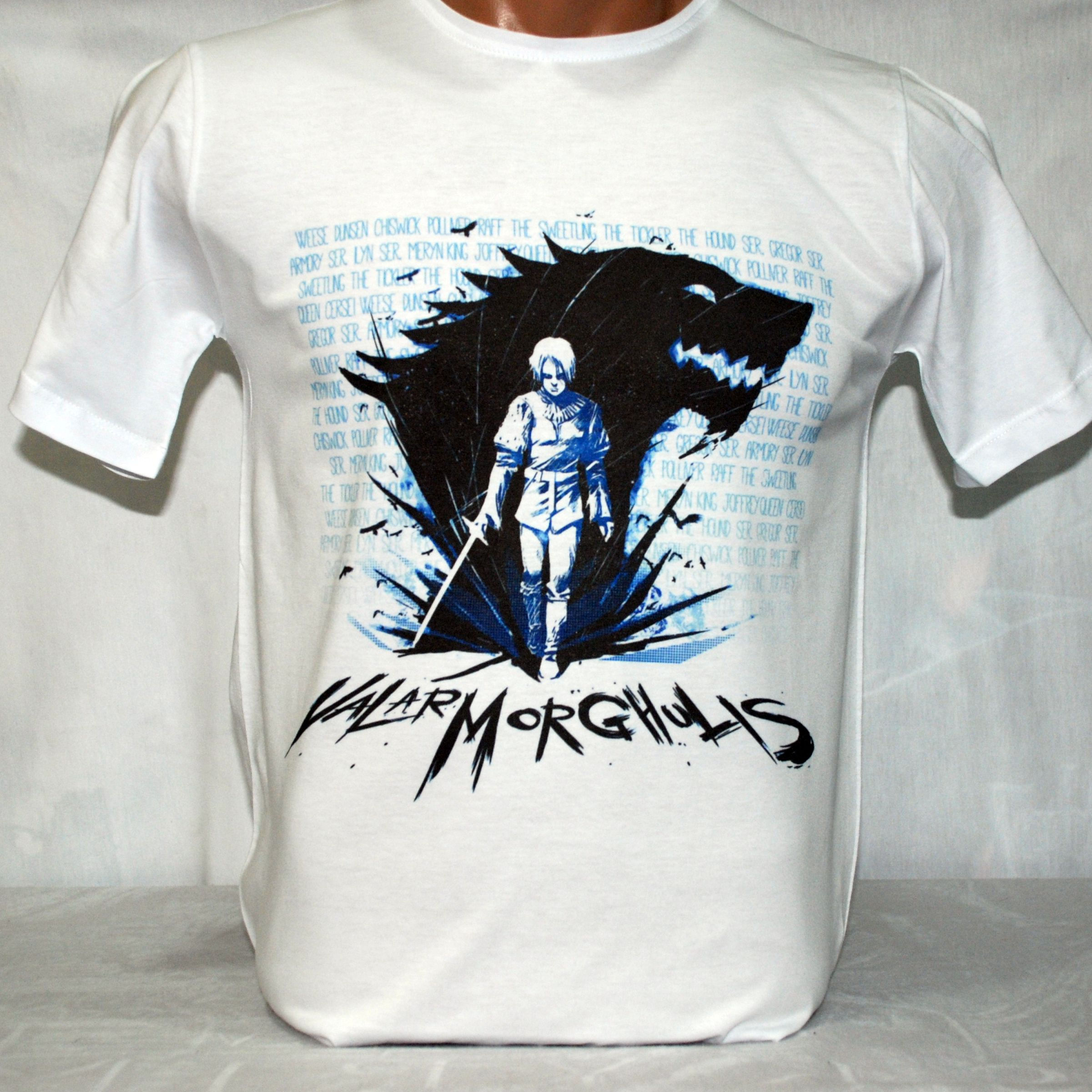 Game Of Thrones Valar Morghulis Beyaz Tişört