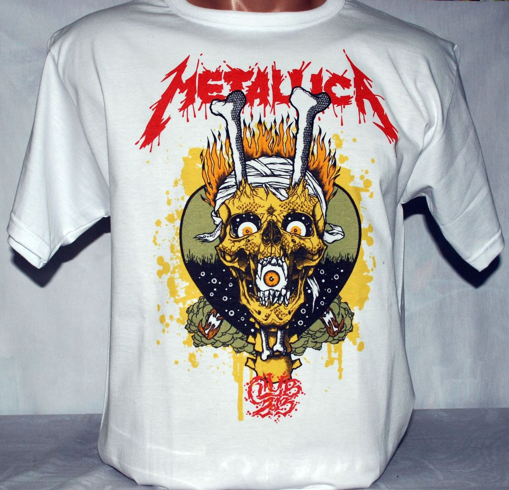Metallica Beyaz Tişört