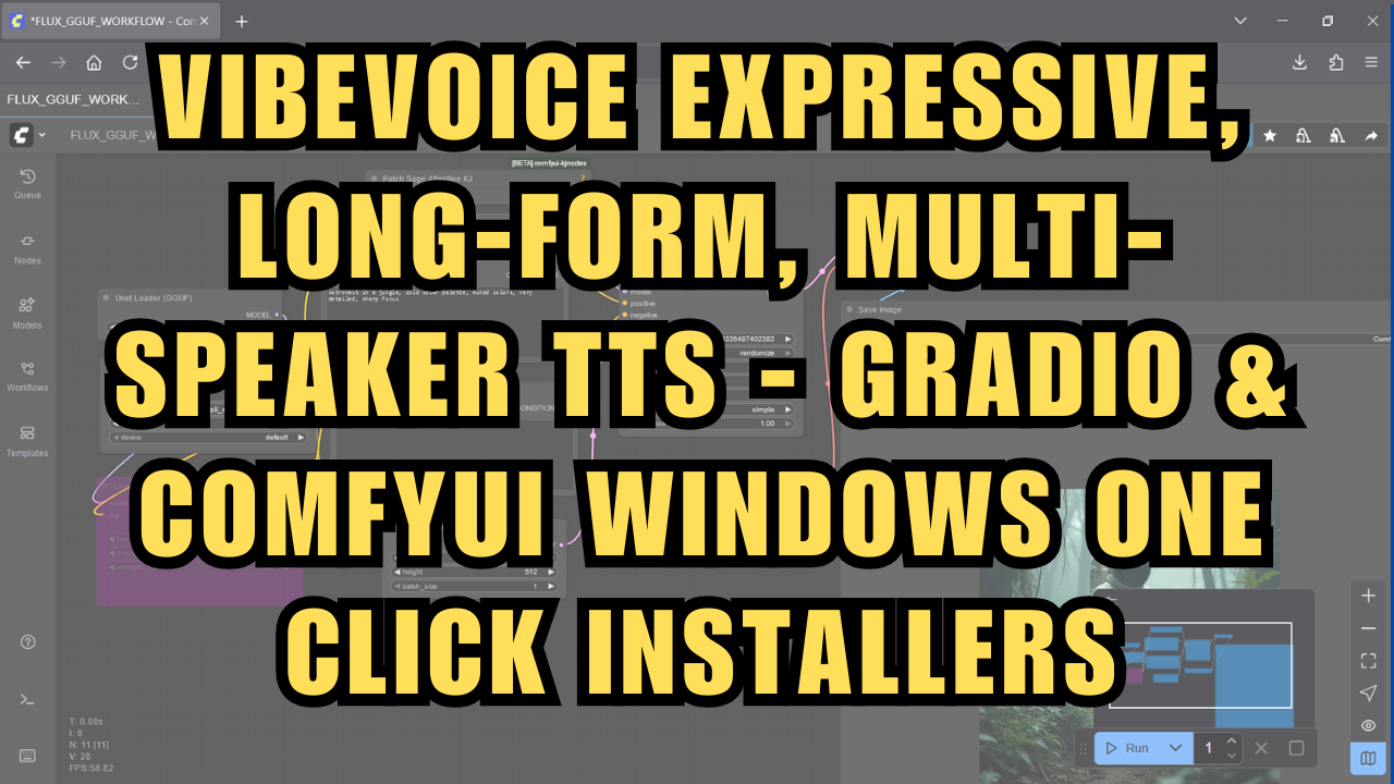 Microsoft VibeVoice TTS - Gradio and ComfyUI Windows One Click Installers