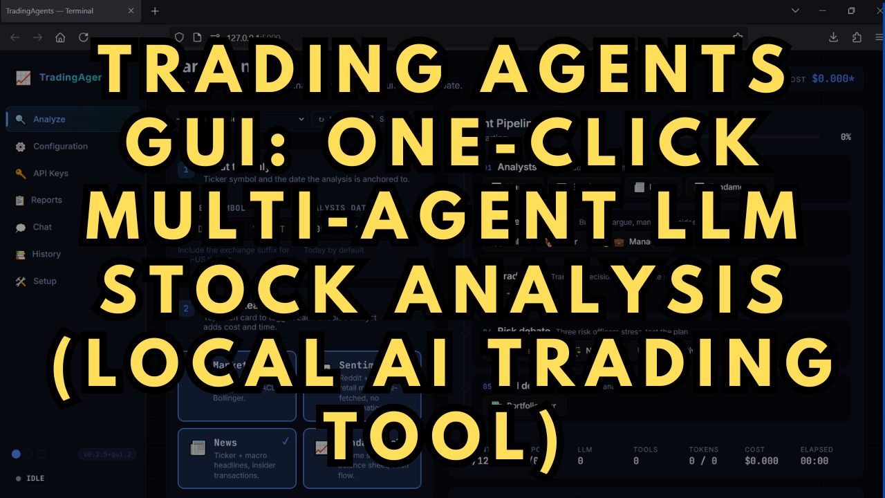 Trading Agents GUI: One-Click Multi-Agent LLM Stock Analysis (Local AI Tool)