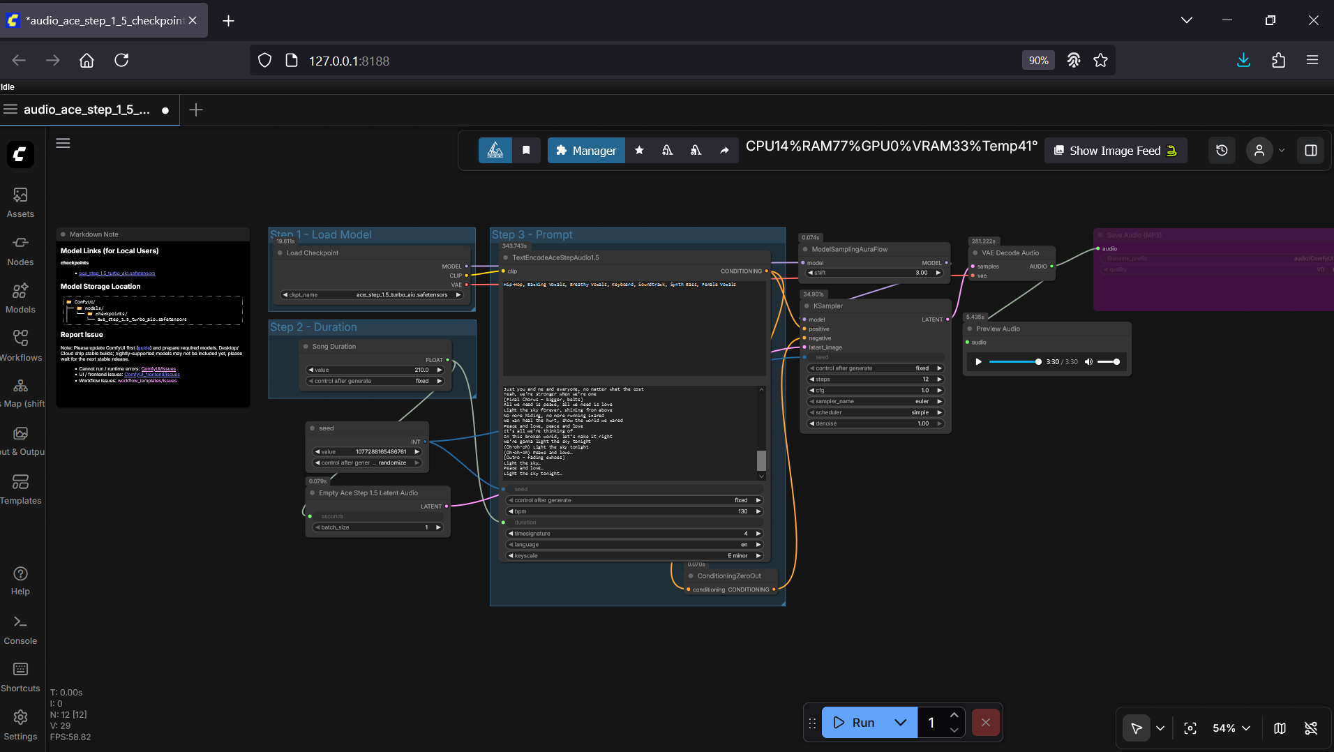 Ace Step 1.5 - AI Music Generator - ComfyUI One Click Installer
