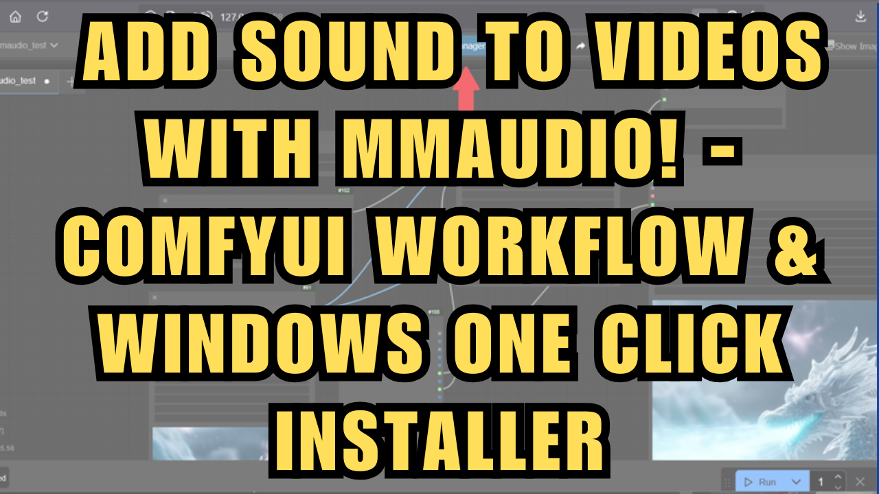 Add Sound To Videos with MMAudio! - ComfyUI Workflow & Windows One Click Install