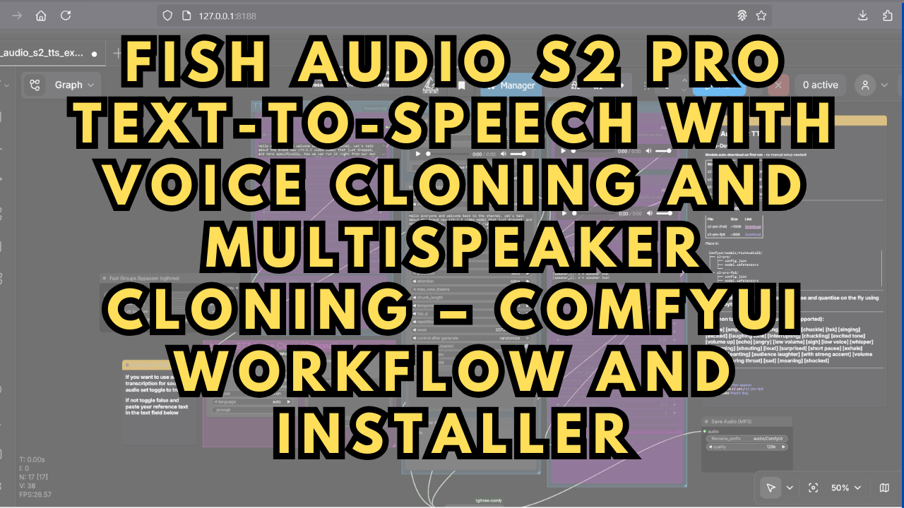 Fish Audio S2 Pro Text-to-Speech with Voice Cloning and Multispeaker Cloning