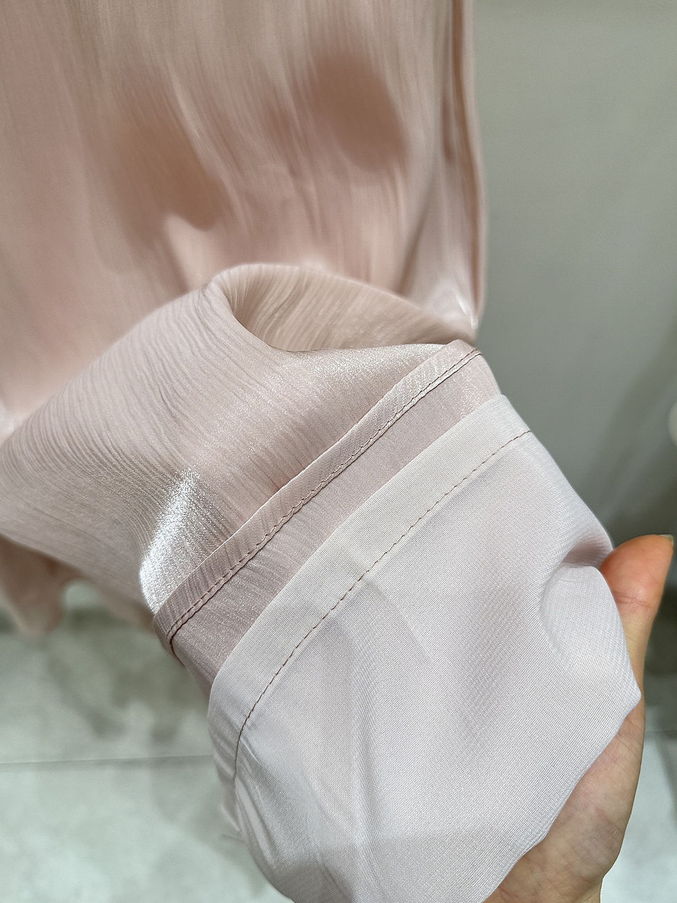 Thumbnail: Cervotessile New Chinese Style Tencel Chiffon Wide-Leg Pants (1066)