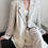 Thumbnail: Luxi premium linen and cotton suit blazer + pants set (3551)