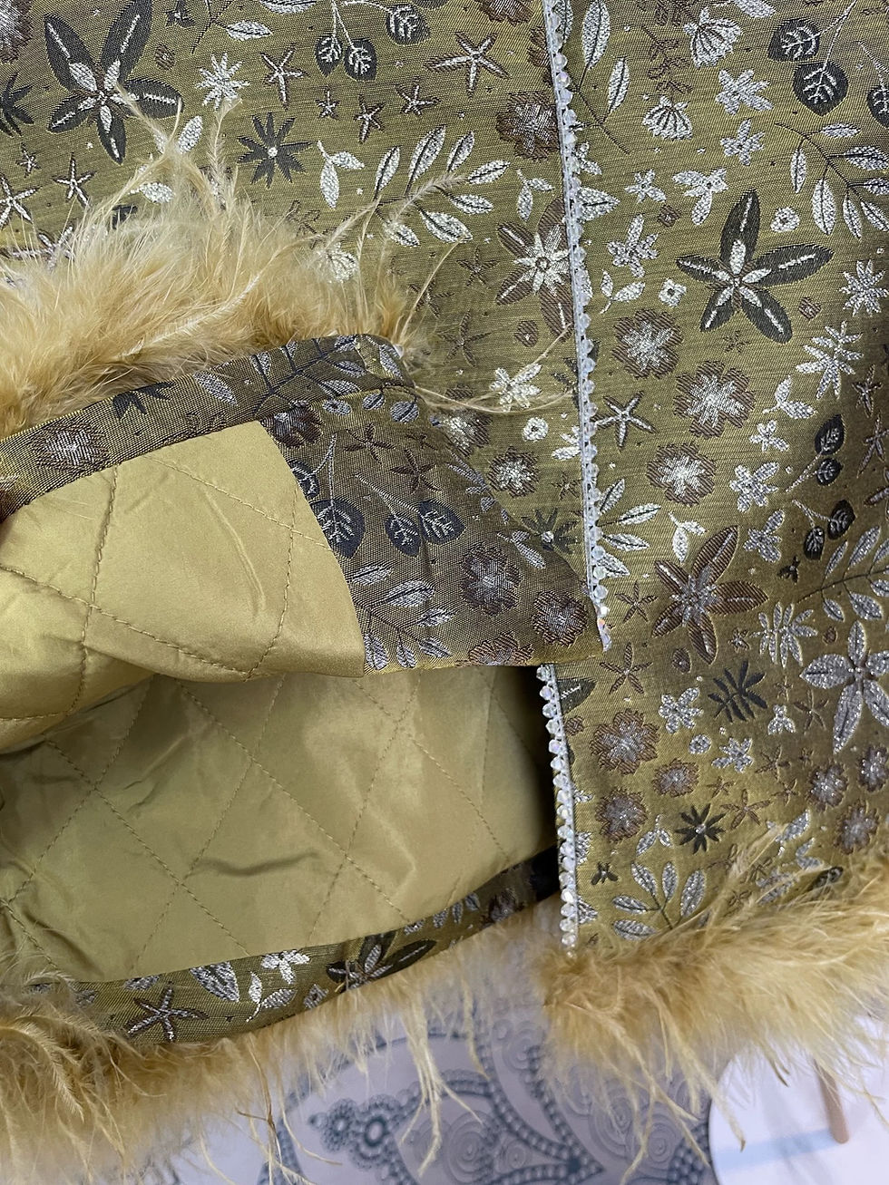 Thumbnail: Cervotessile New Chinese Style Jacquard acetate Top (1803)