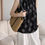 Thumbnail: Tangerine Fashion Round Neck Polka Dot Sleeveless Loose Top