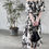 Thumbnail: Gracetina hoo French style retro floral printed off shoulder dress (LYA896)