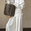 Thumbnail: Luxi Design Irregular Off-shoulder Waisted Pleated Top + Wide-leg Pants Two piec