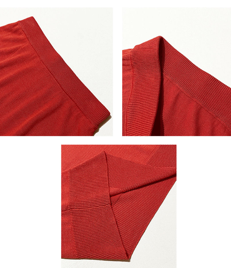 Thumbnail: Gracetina Hoo Tencel French style Knitted Top and Skirt Sets (ZC6254)