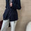 Thumbnail: Sinan Lace-up Multi-Wear Loose blazer