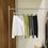 Thumbnail: Gracetina hoo Simple Off shoulder Two-Wear Irregular Long sleeve T-shirt Top