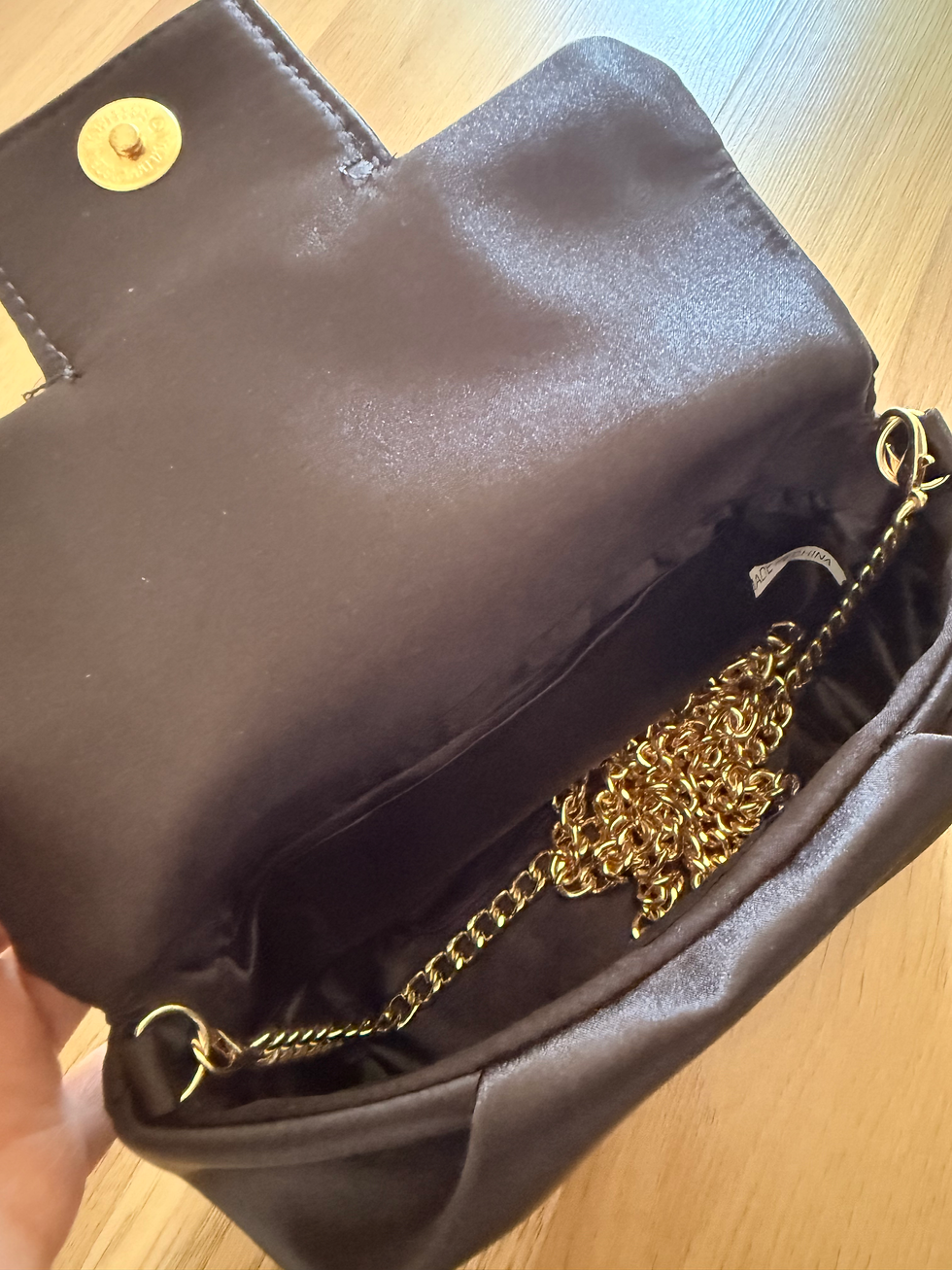 Thumbnail: RV Flap Buckle Rhinestone Studded Clutch/Crossbody Shoulder Evening Bag (LJ003)