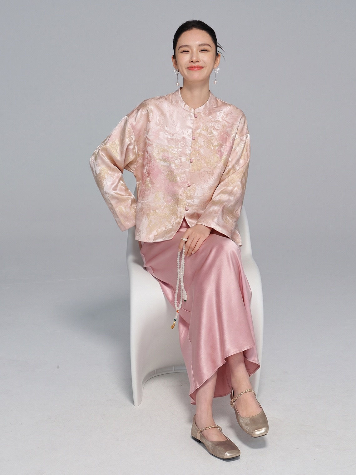 Cervotessile Neo-Chinese Style Brocade Jacquard Jacket (3012)