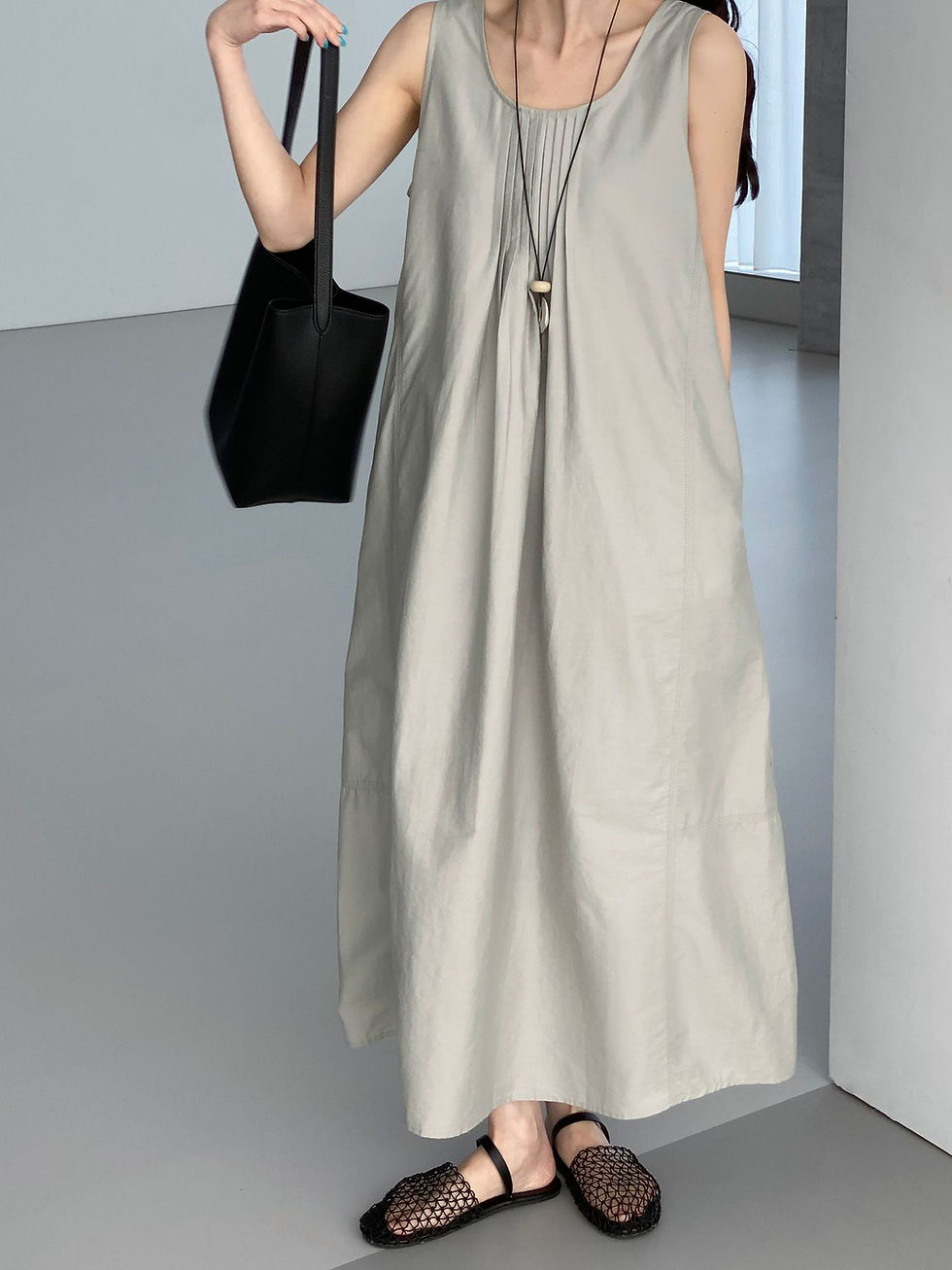 Thumbnail: Namo Korean Style Sleeveless Dress (E2769)